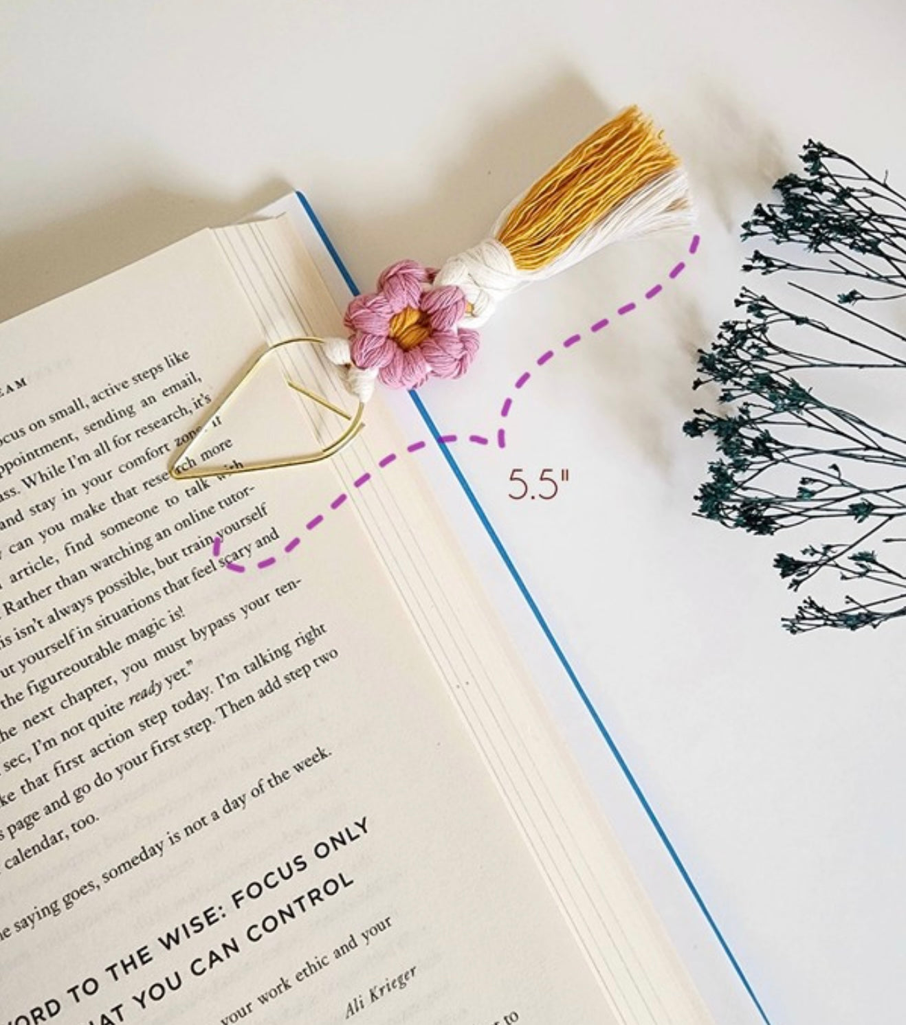 Crochet Paper Marker (6 colors)