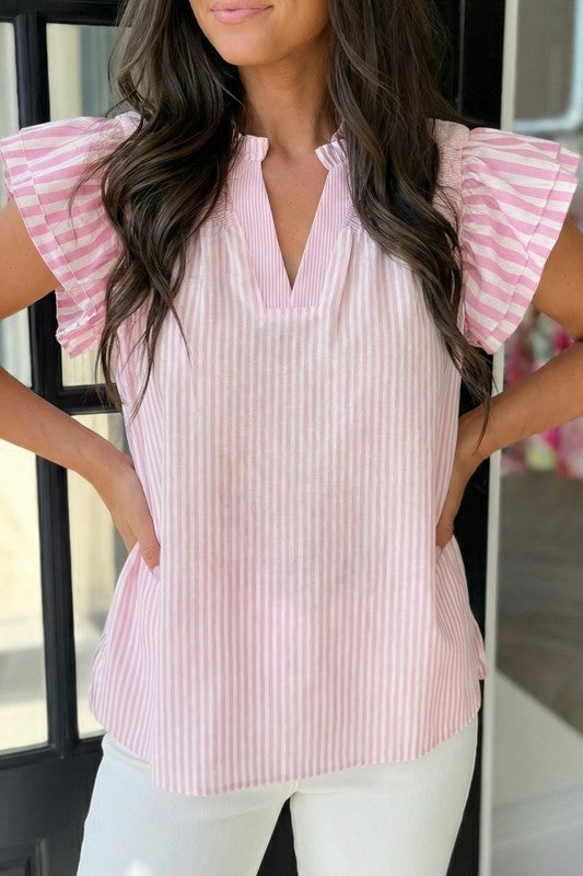 The Blushing Breeze Blouse