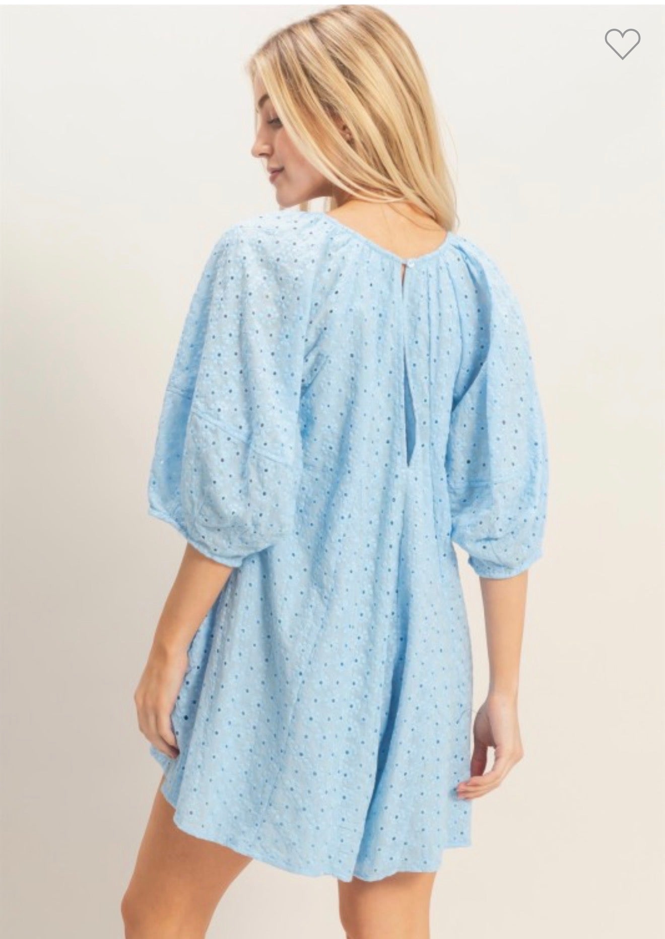 The Sky Blue Romper