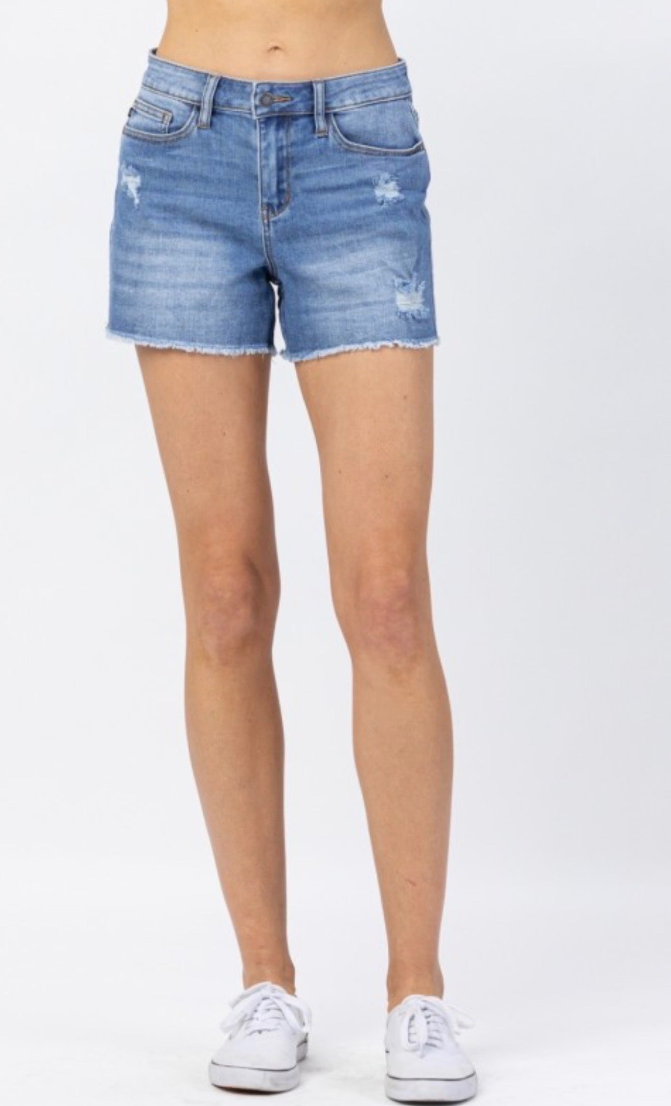 Judy Blue Distressed Shorts