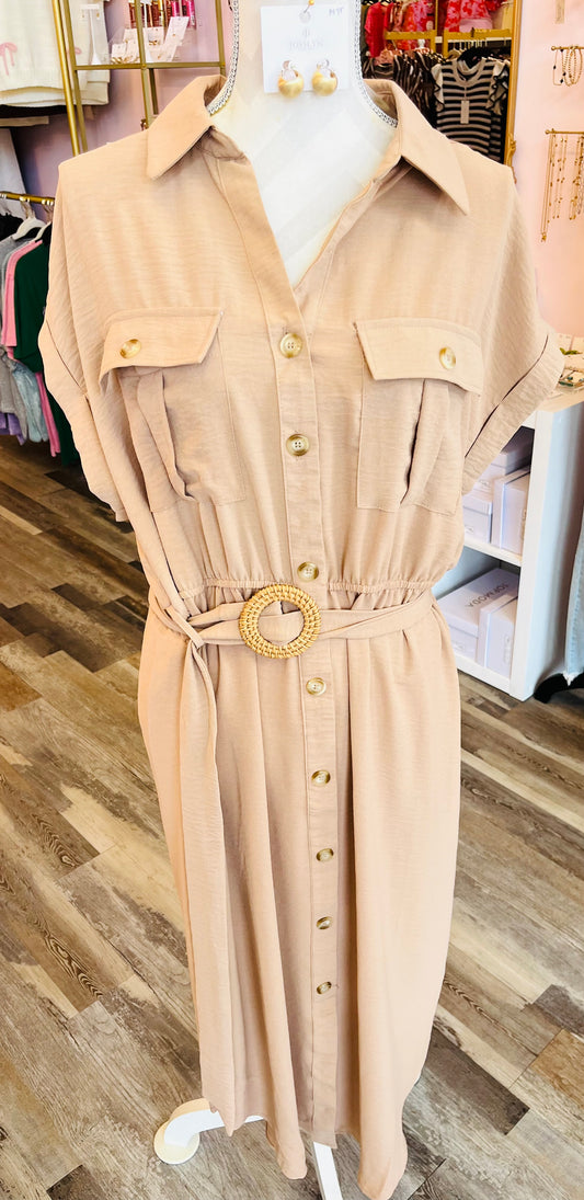 Button Up Maxi Dress