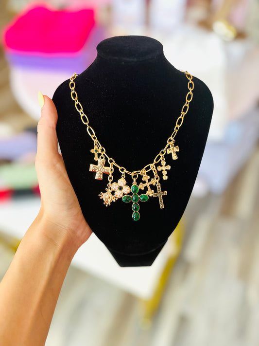Cross Charm Necklace