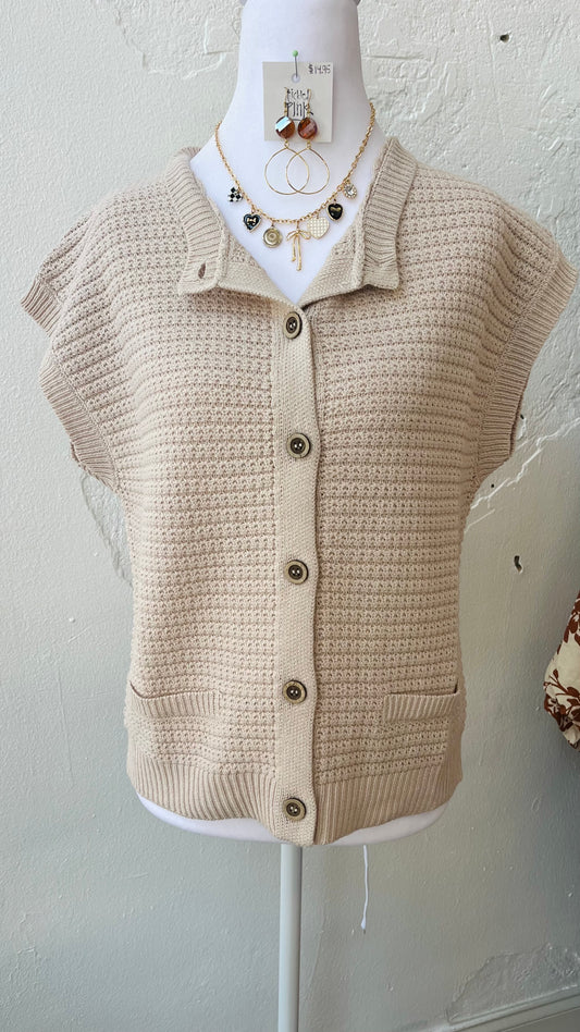 Button Up Sweater
