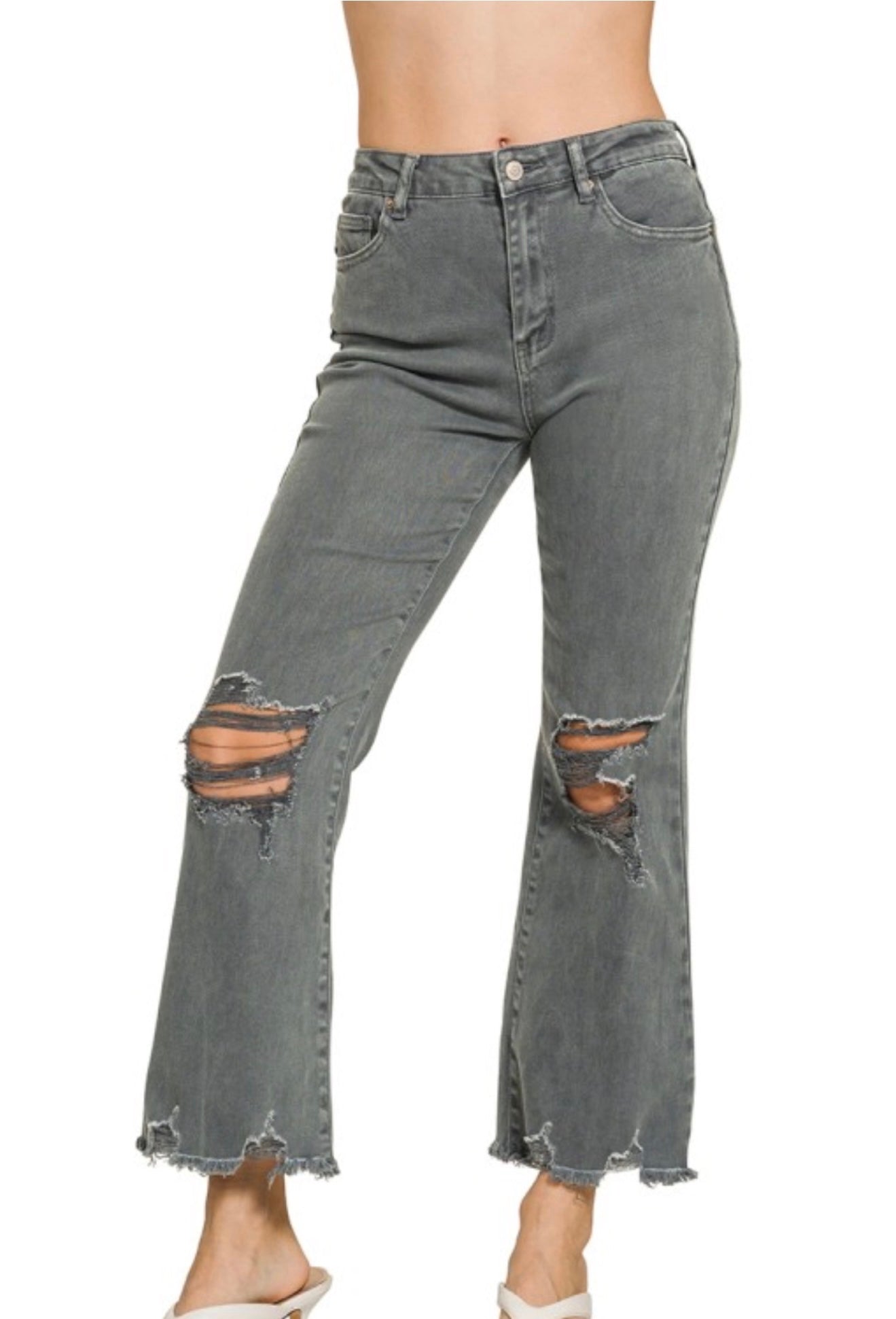 Zenana Ash Black Jeans