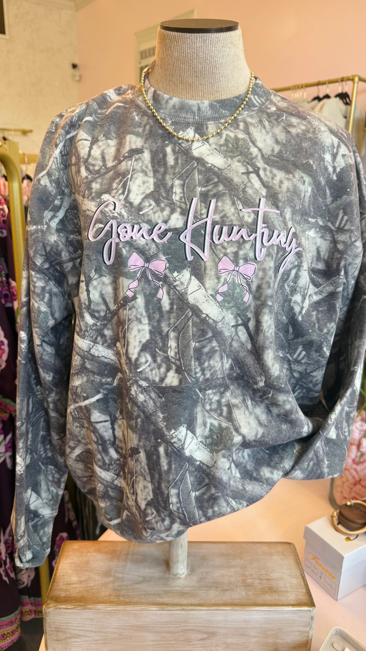 Gone Hunting Camo Sweatshirt