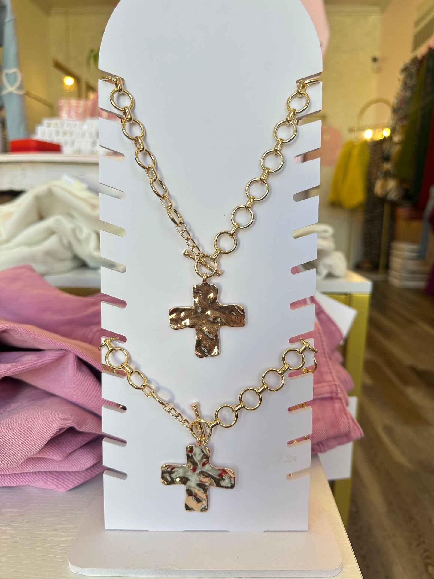 Chunky Cross Necklace 24