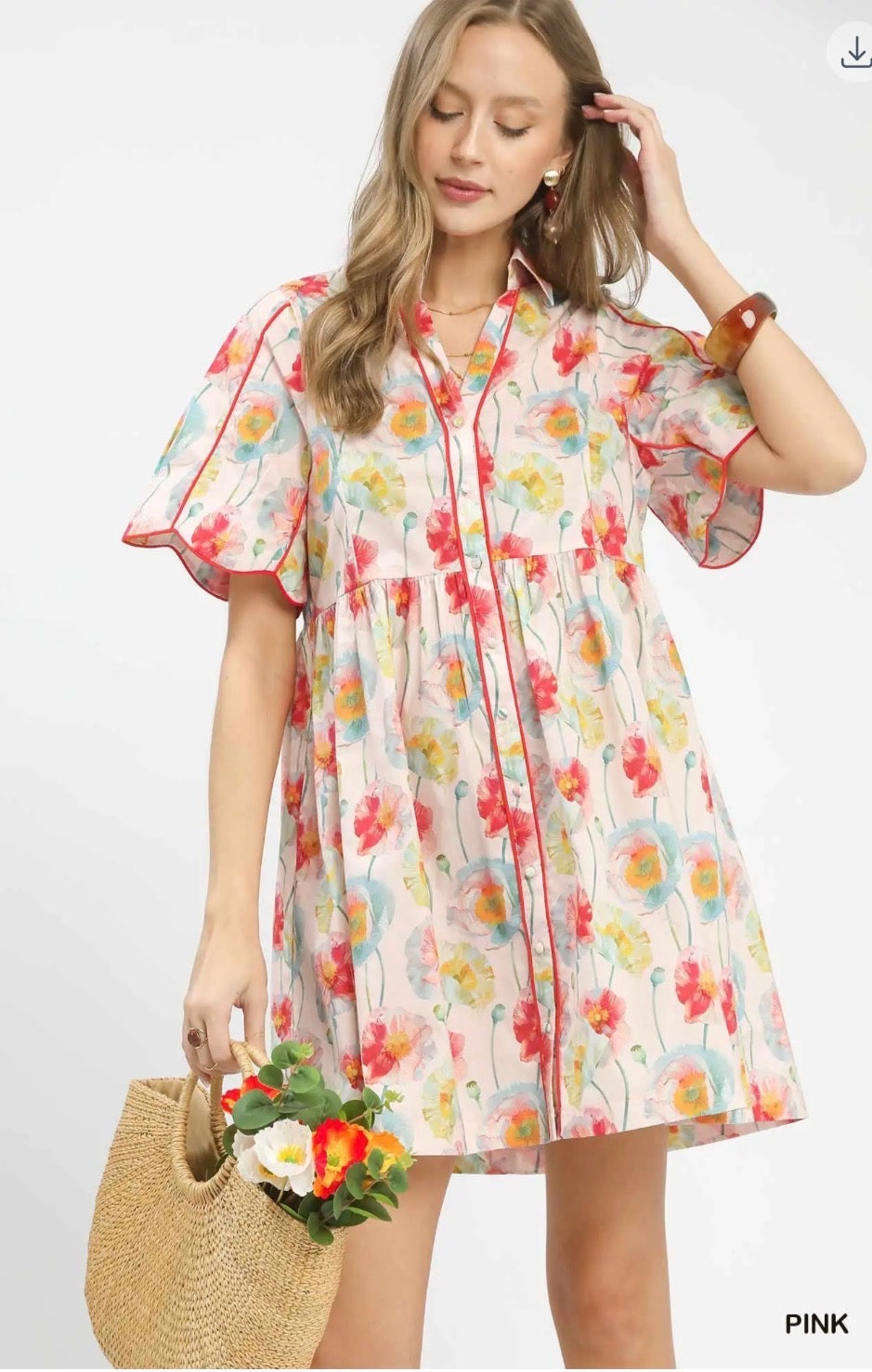 Floral Babydoll Dress