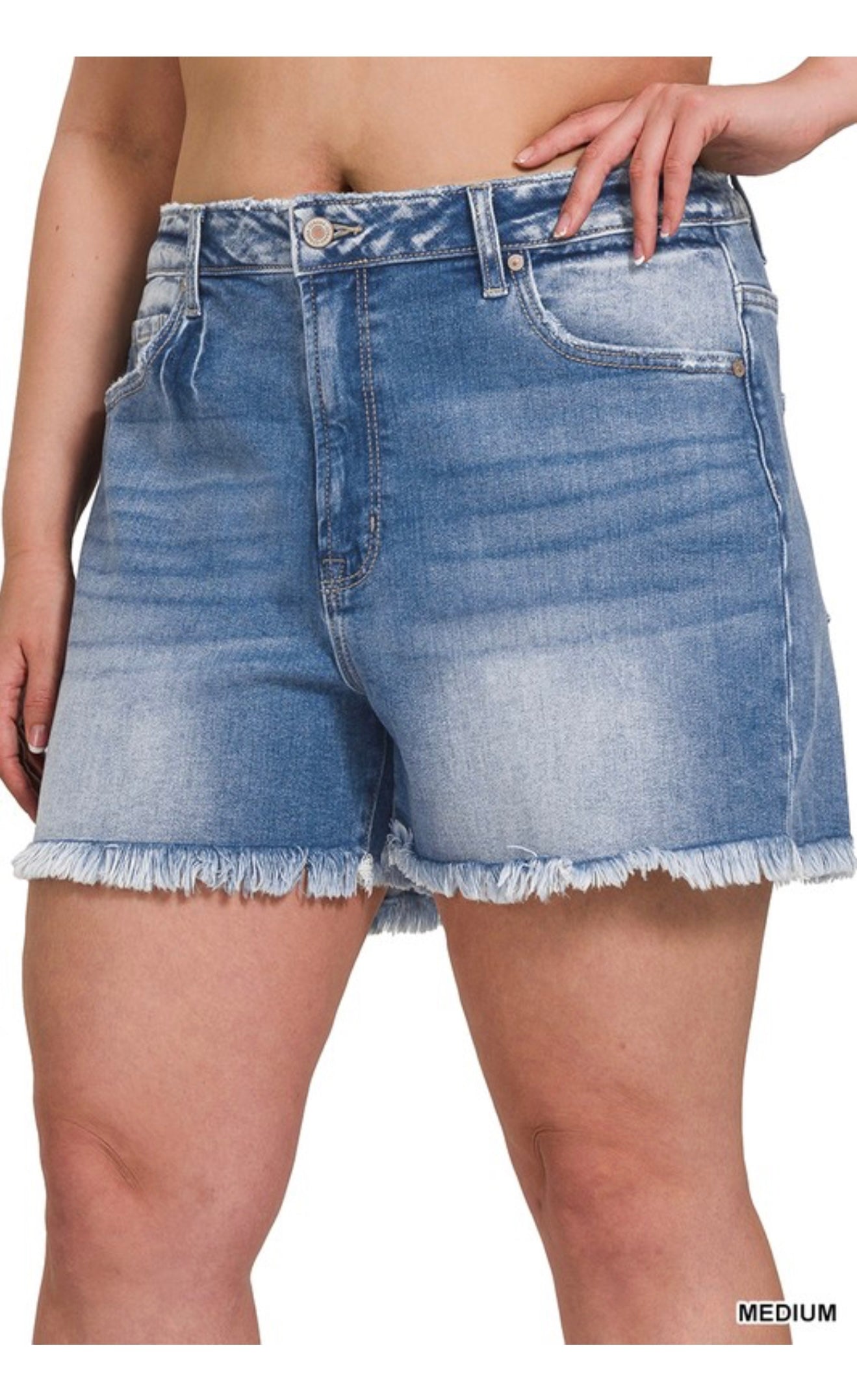 Denim Shorts (Plus Size)