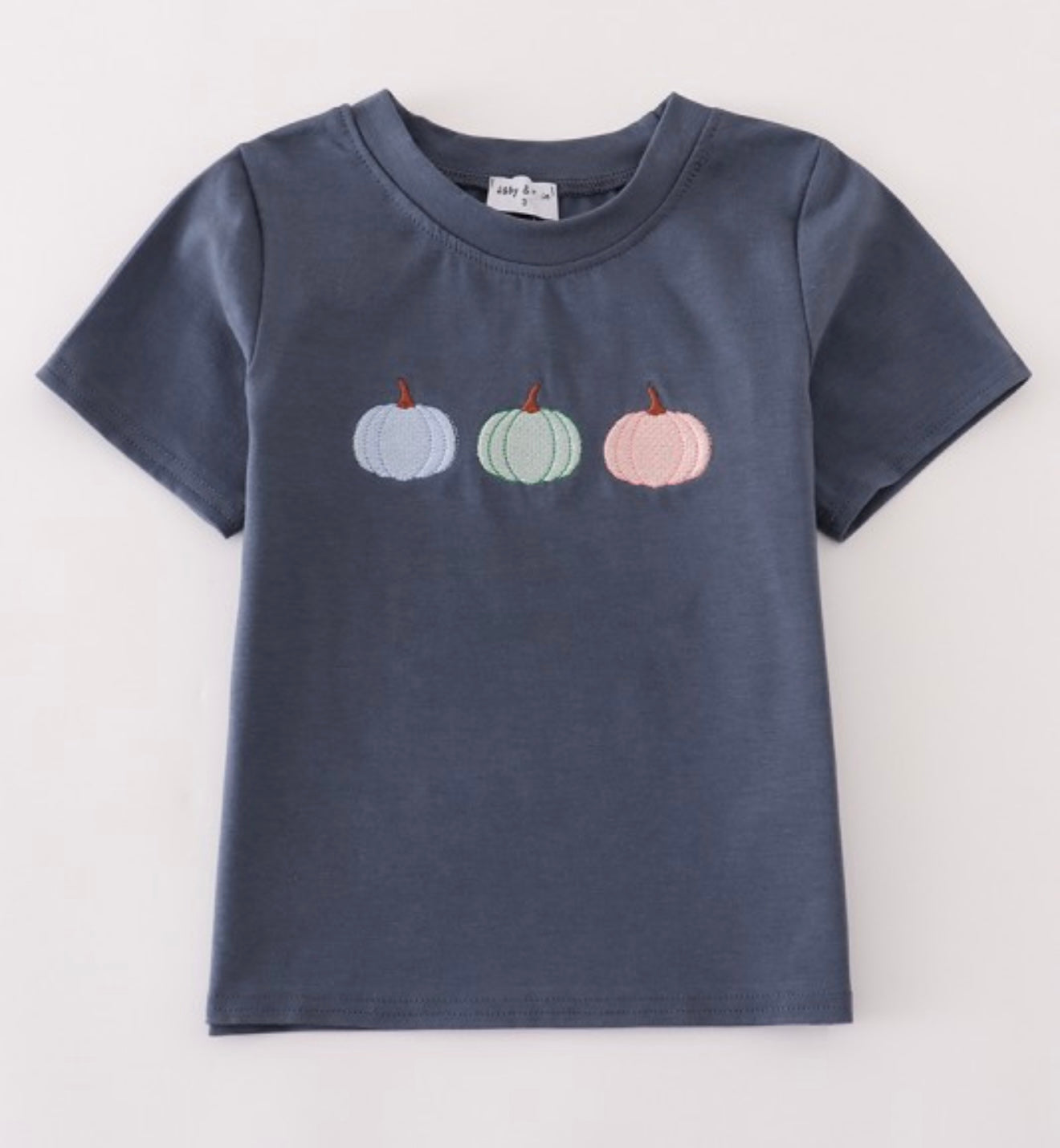 Navy Pumpkin Tee