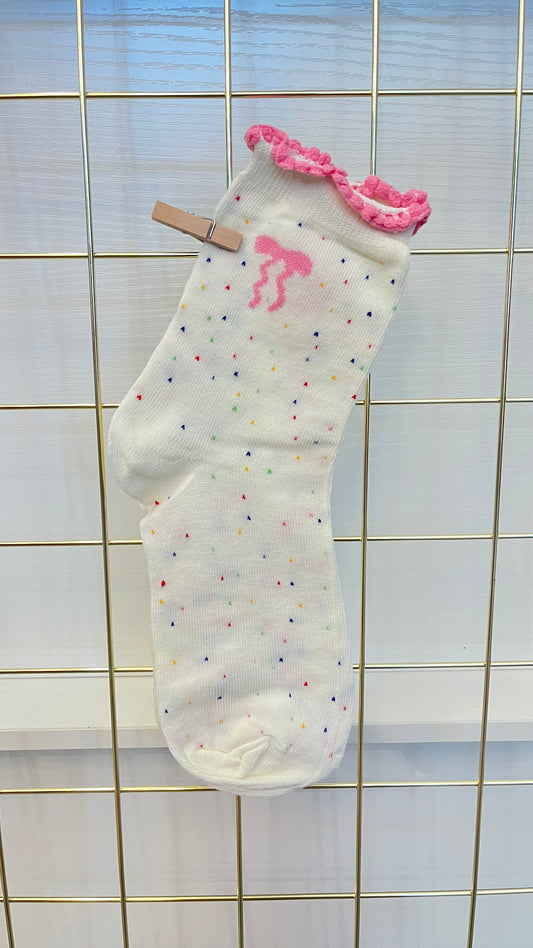 Bow Ruffle Socks