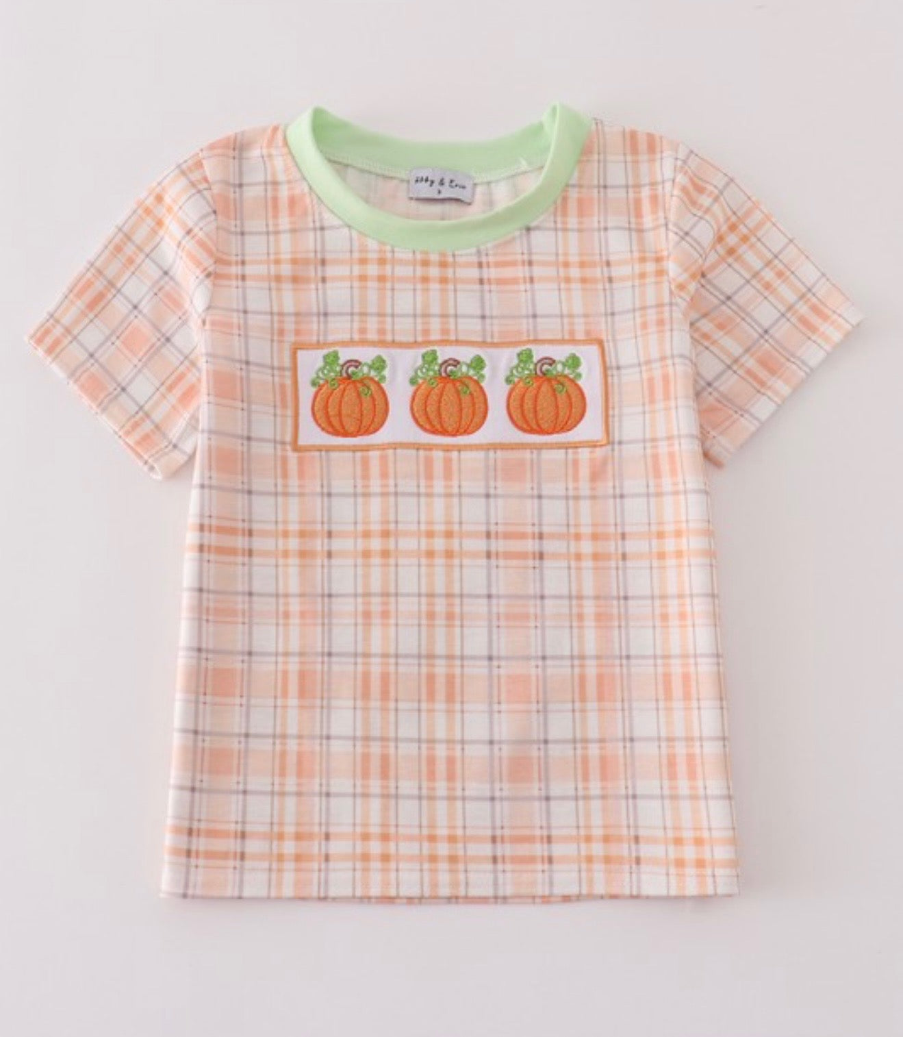 Plaid Pumpkin Tee