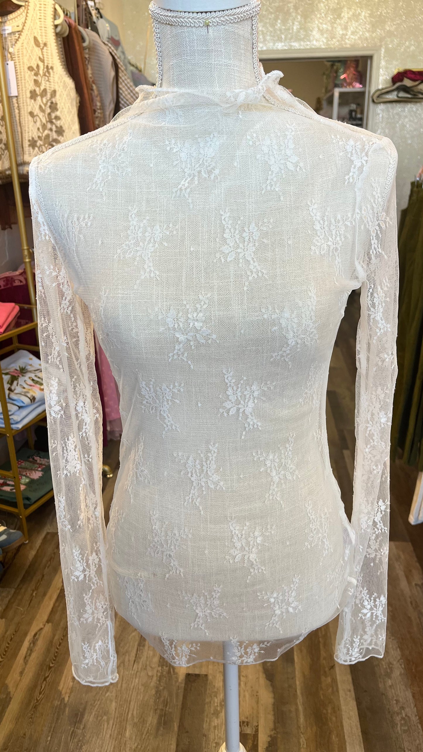 Lacey Sheer Tops