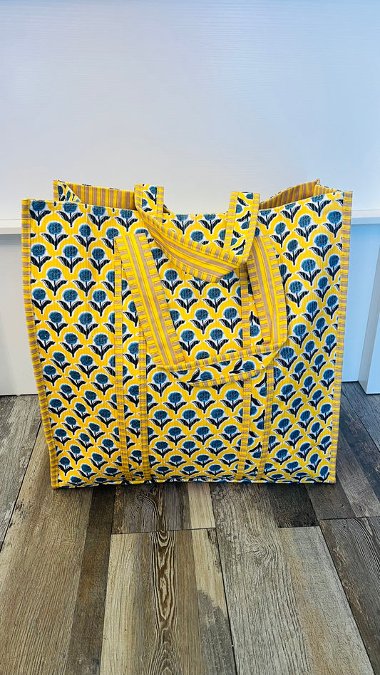 The Quilted Tote (5 colors available)