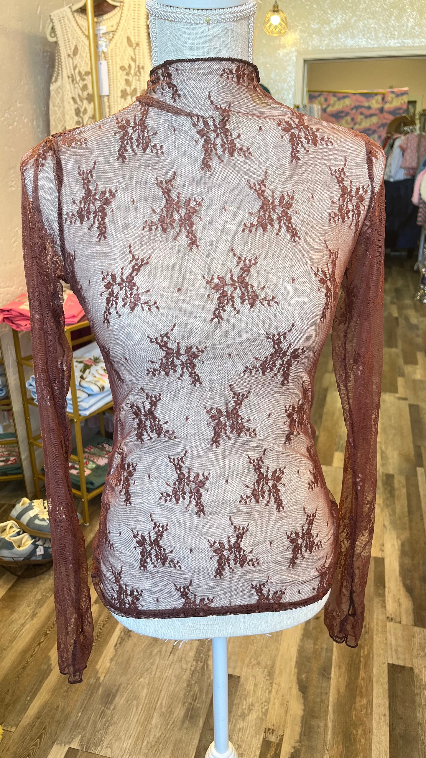 Lacey Sheer Tops