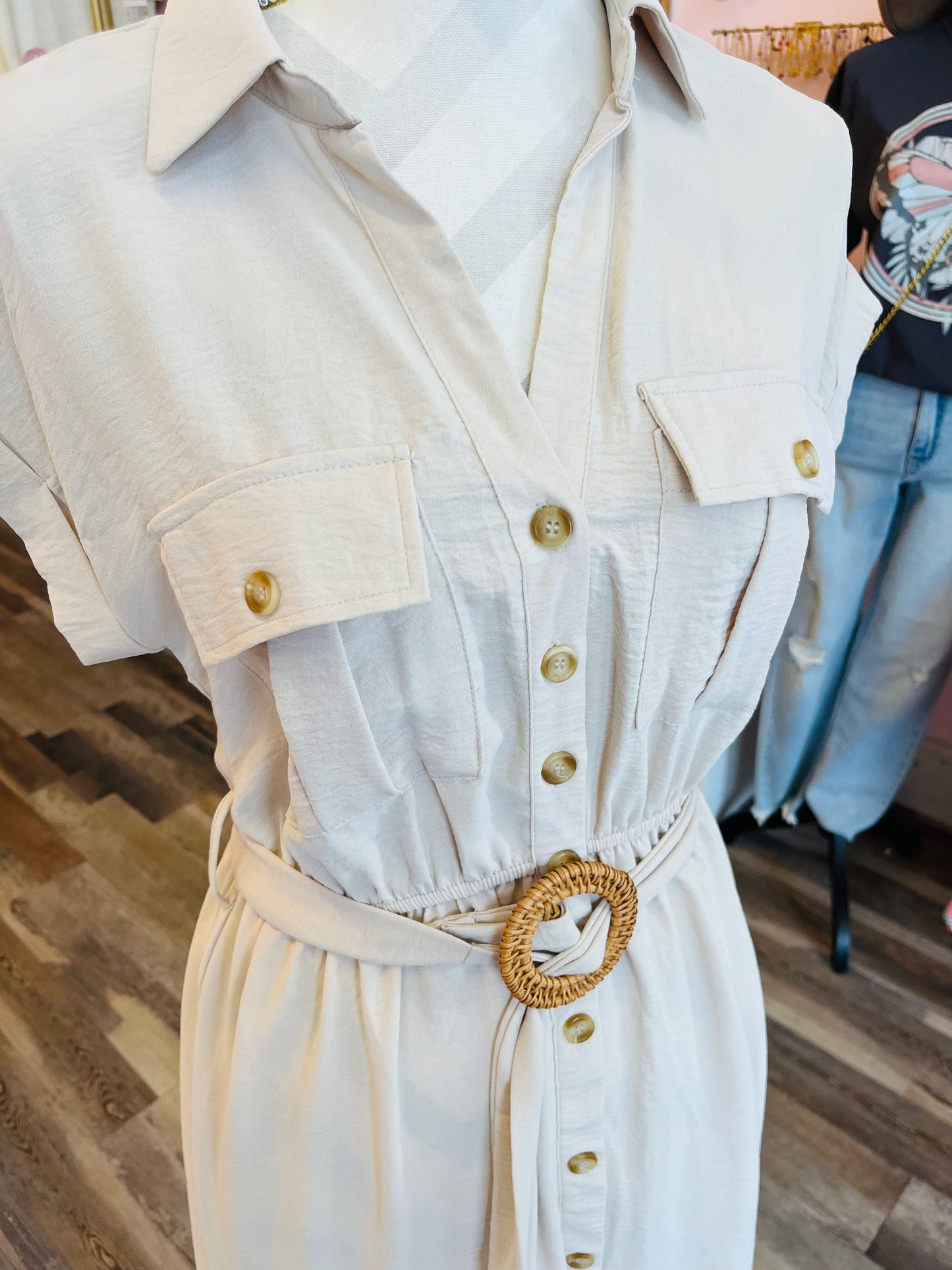 Button Up Maxi Dress