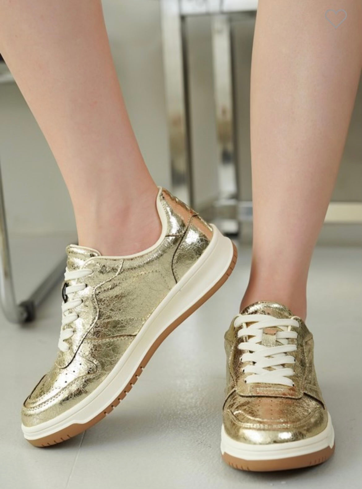Gold Comfy Sneakers