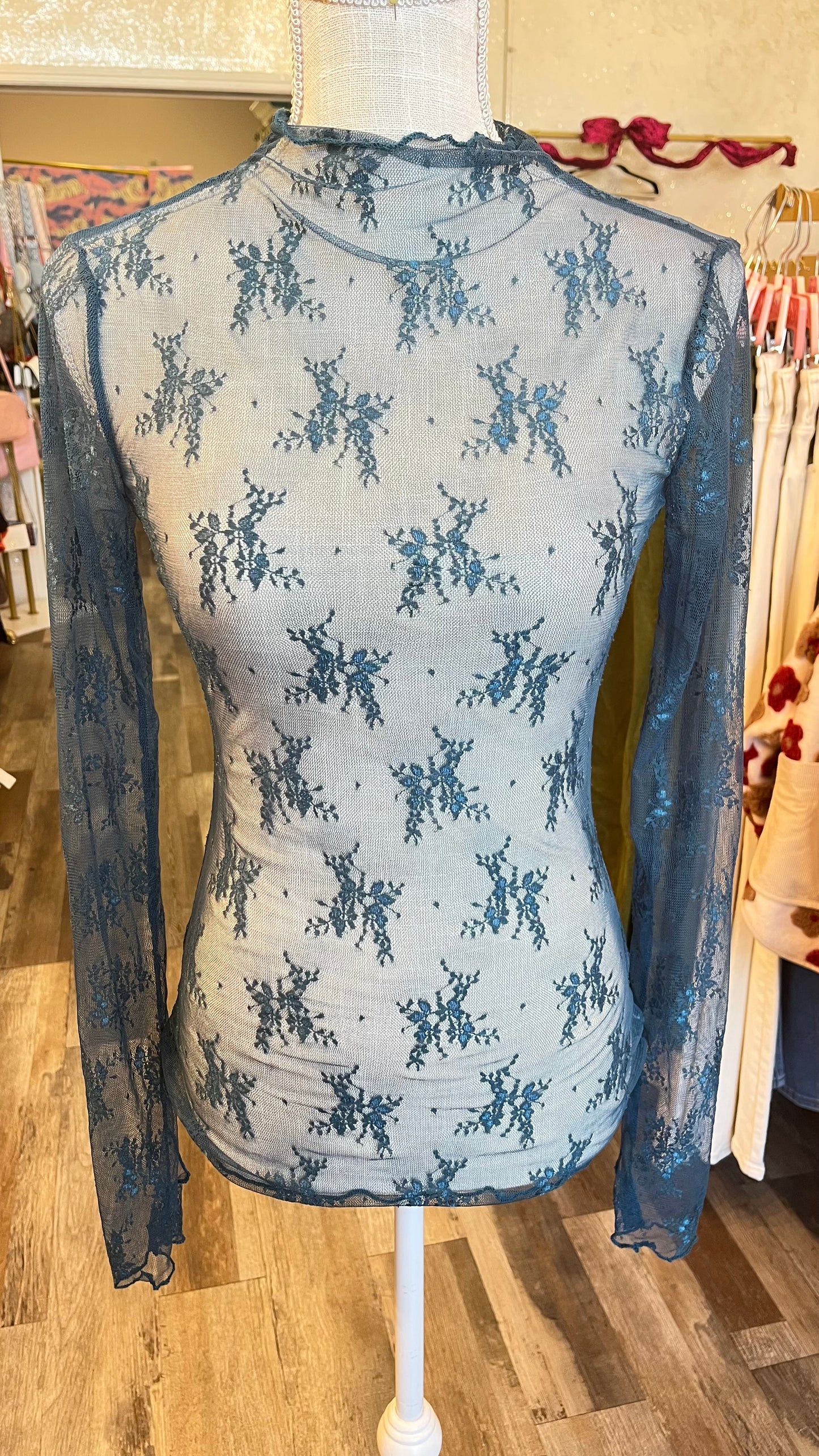 Lacey Sheer Tops