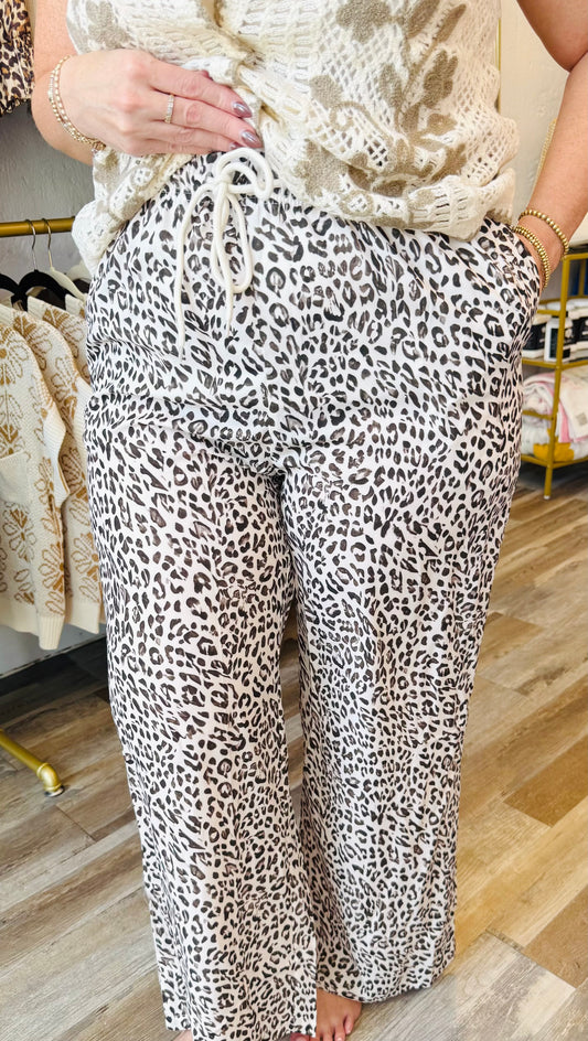 Leopard Print Pants