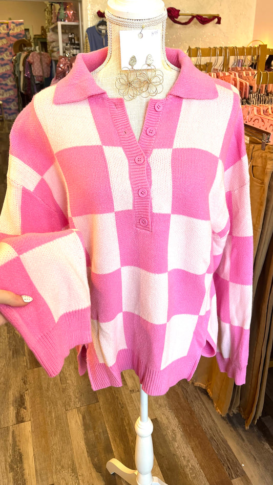 Checkered Sweater