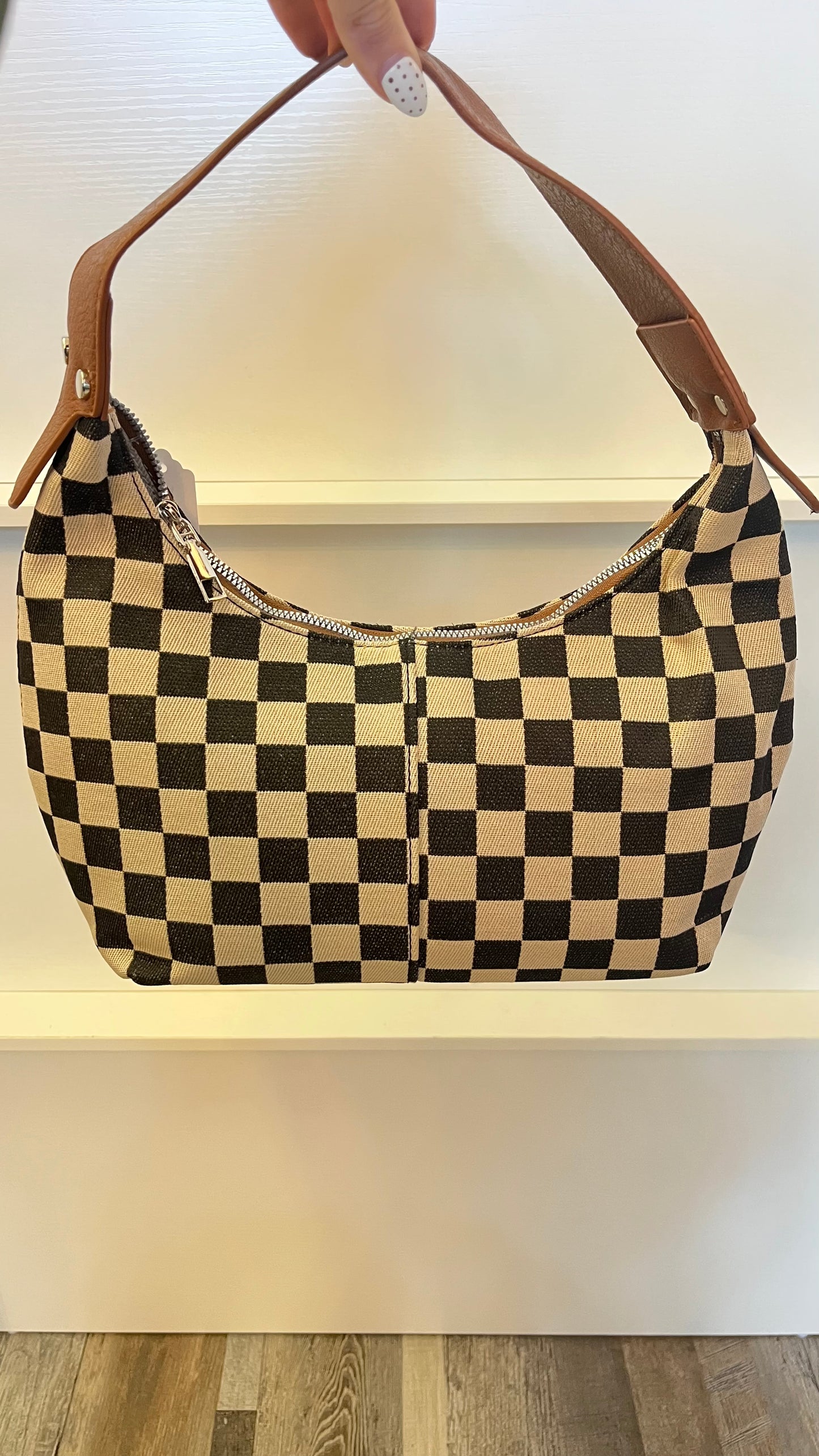 Checkered Tote