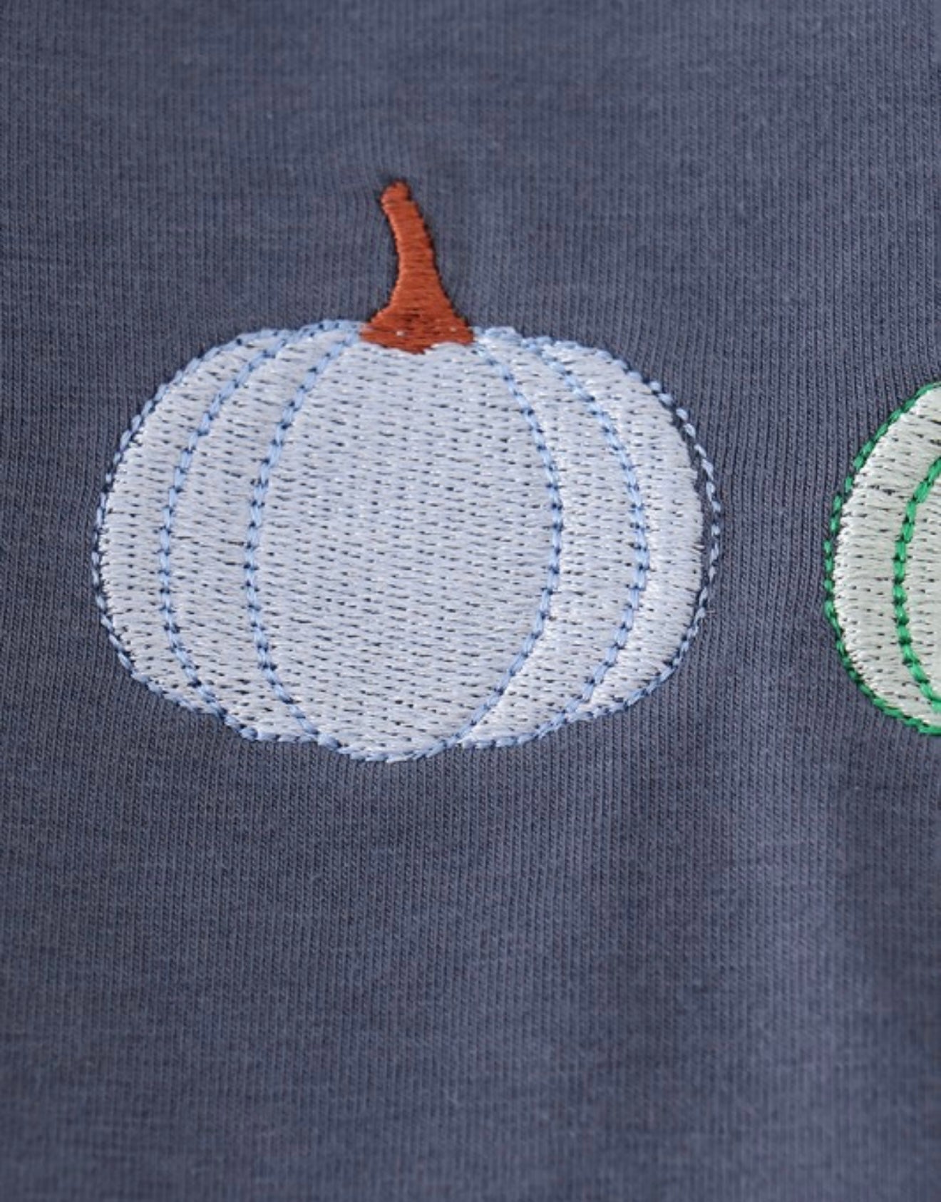 Navy Pumpkin Tee