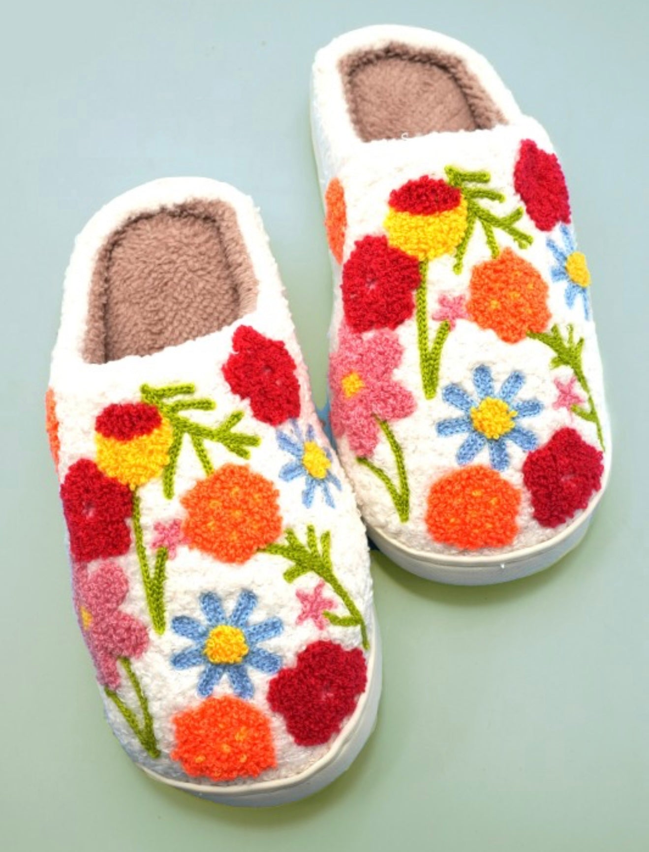 Bright Flower Slippers