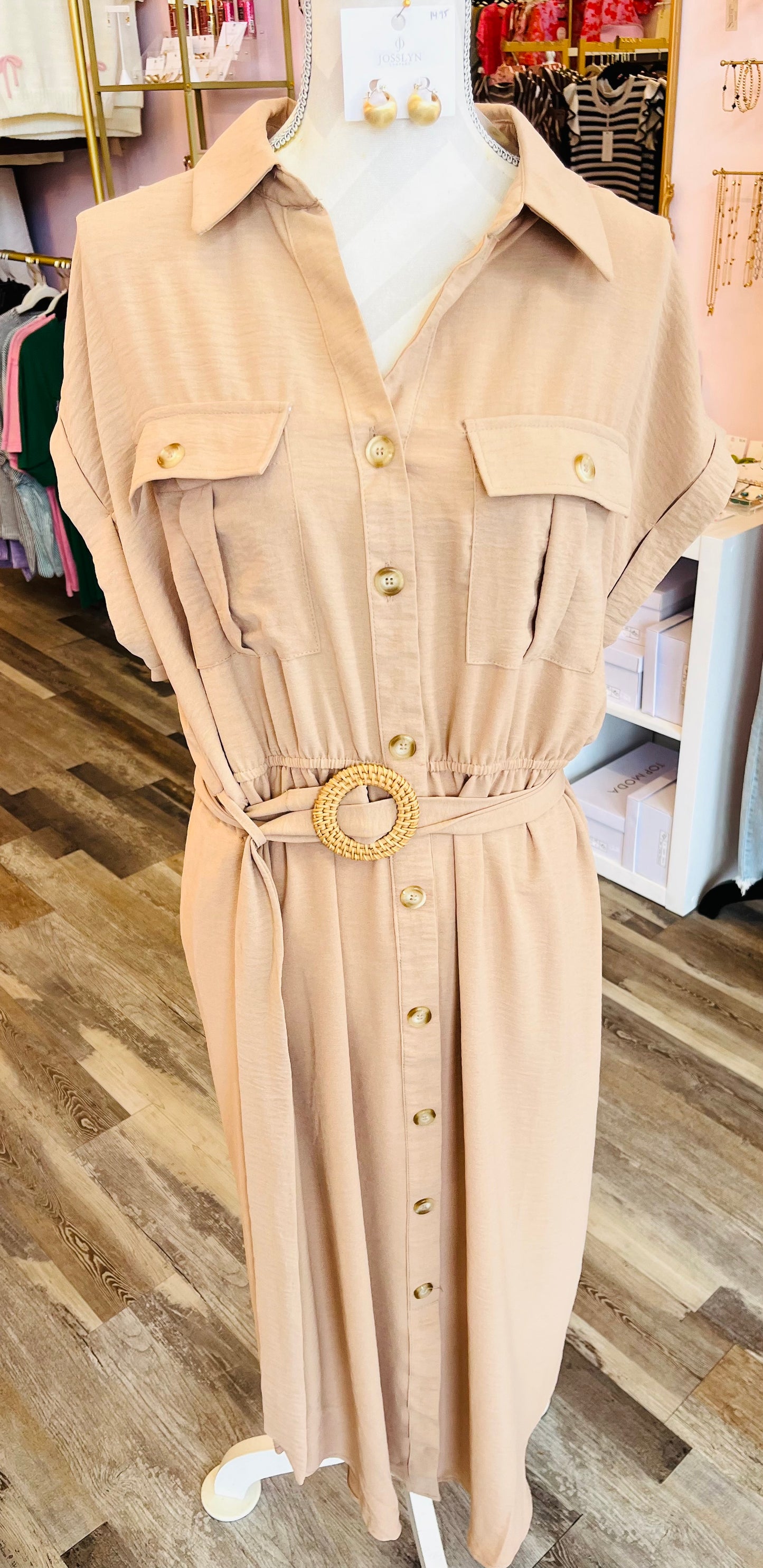 Button Up Maxi Dress