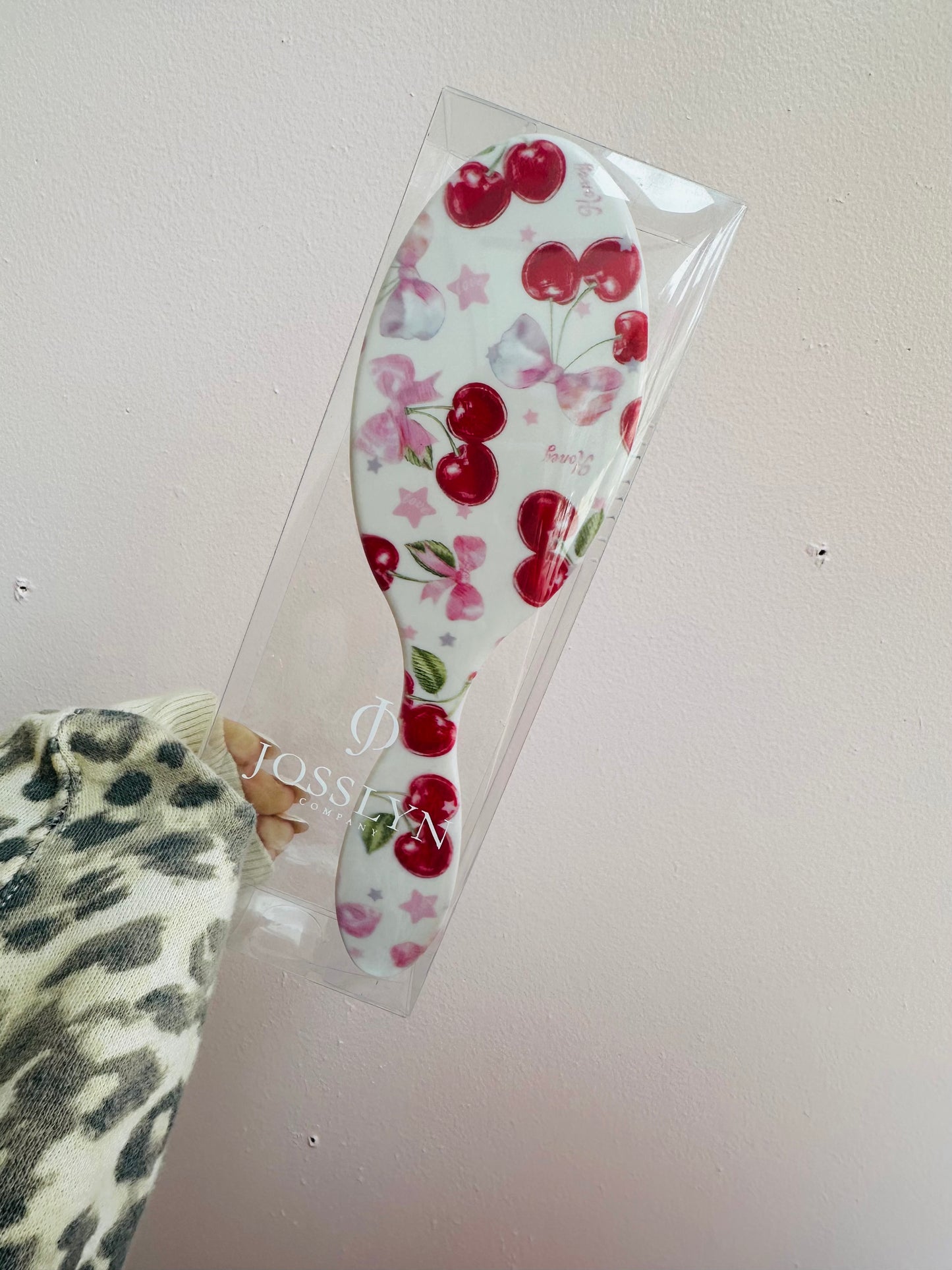 Cherry Bow Hairbrush 35