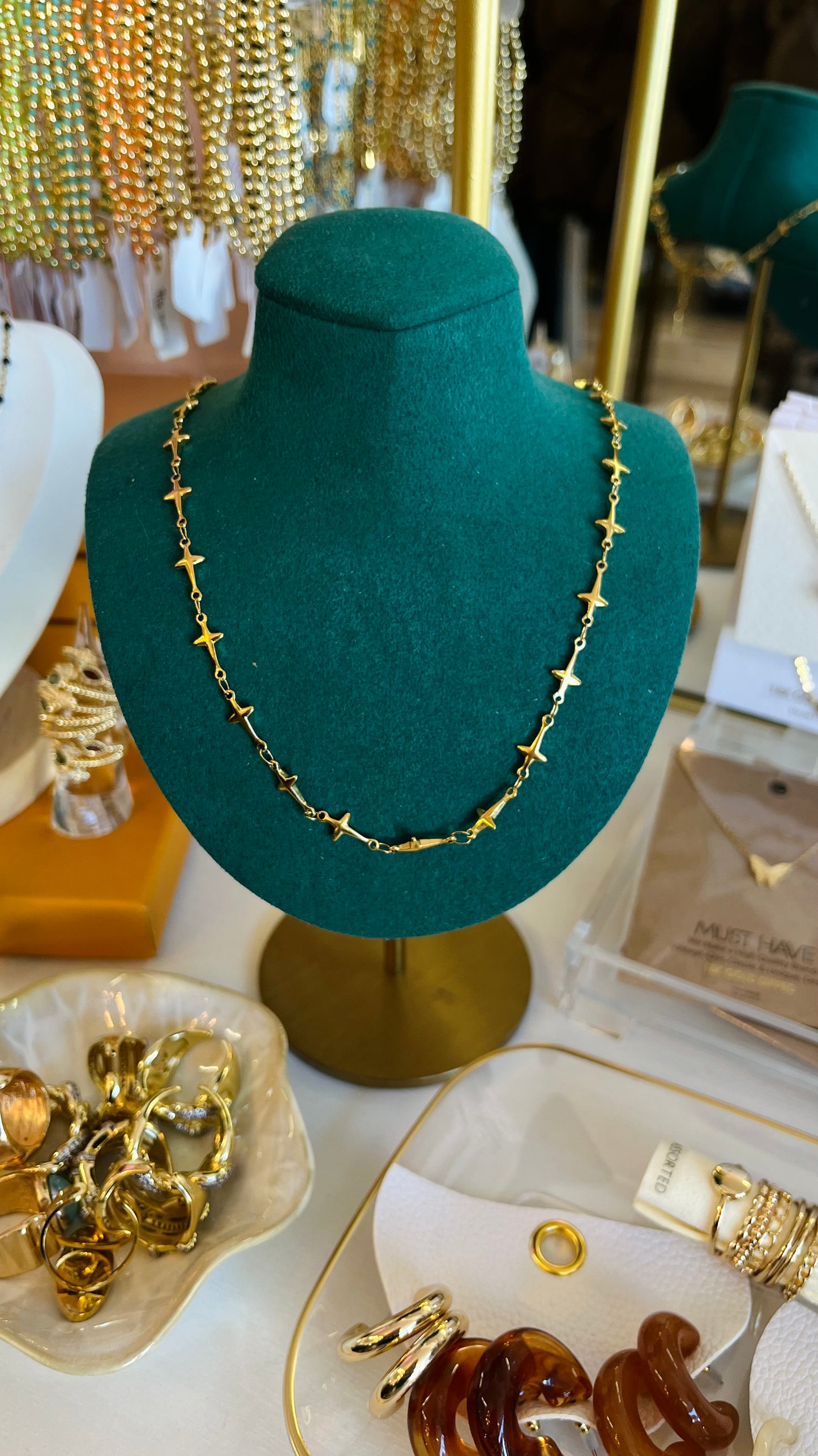 Gold Cross Necklace