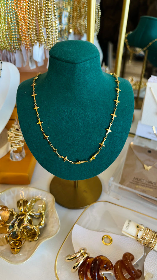 Gold Cross Necklace