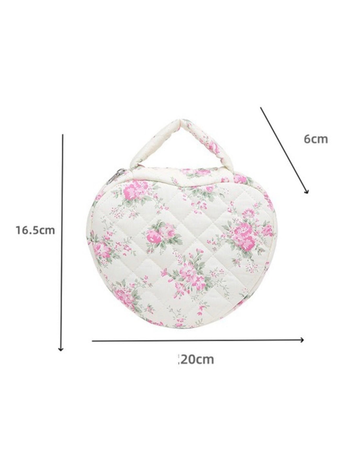 Pink Floral Quilted Bag 39