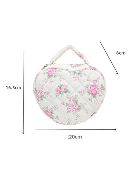 Pink Floral Quilted Bag 39