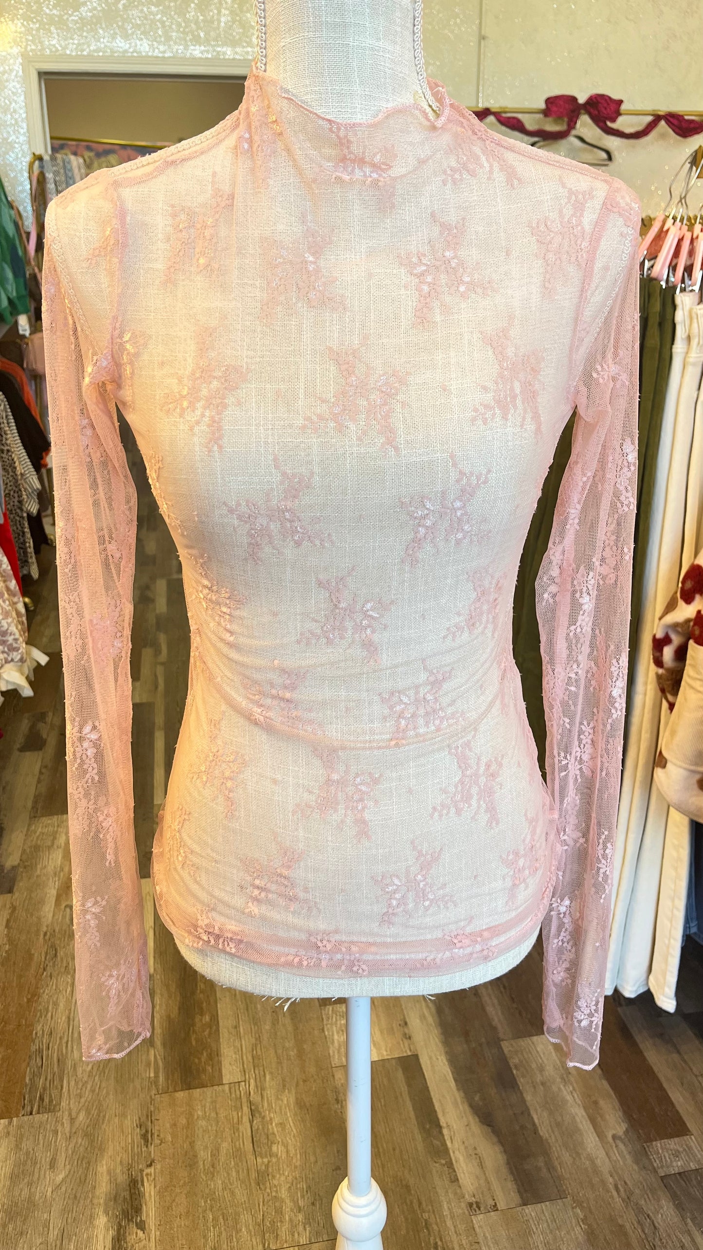 Lacey Sheer Tops