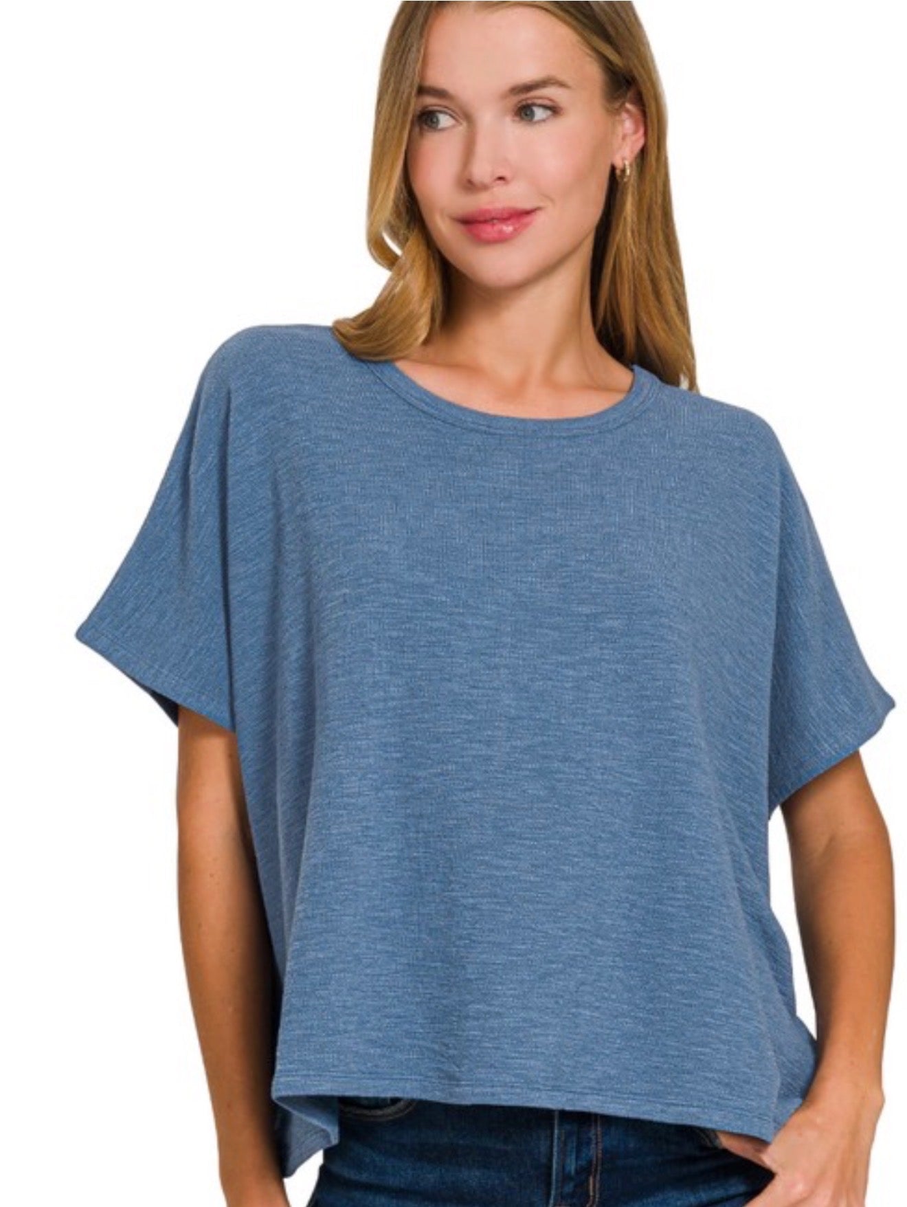 The Casual Chic Top (Blue)