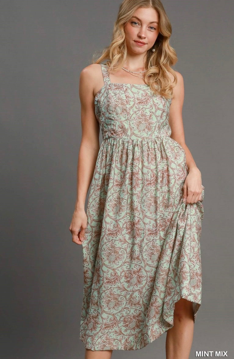 The Mint Blossom Dress