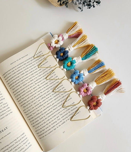 Crochet Paper Marker (6 colors)