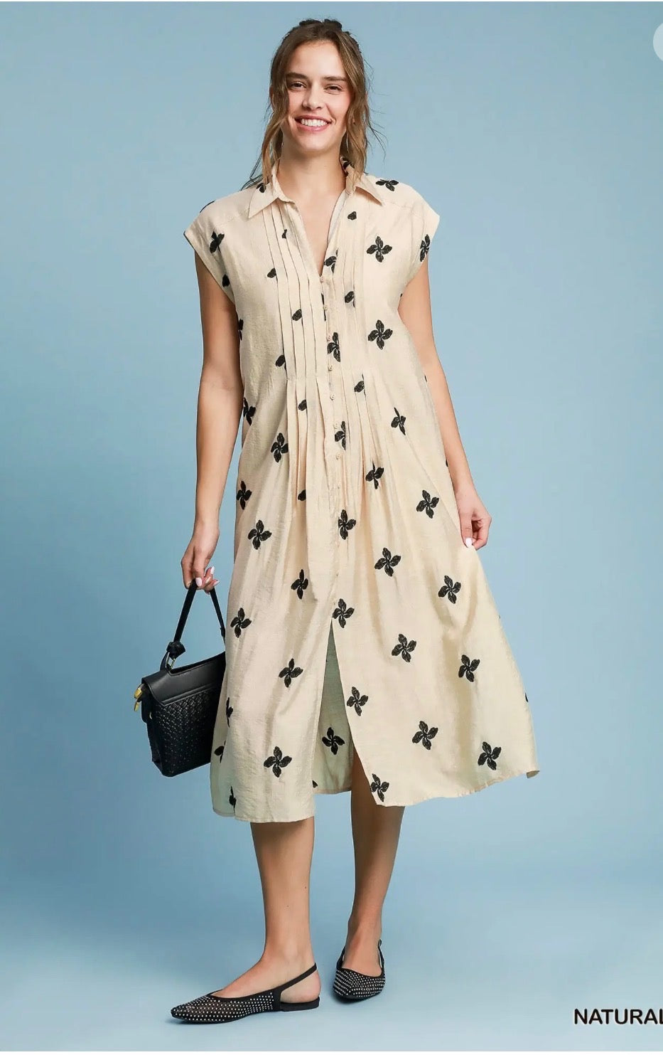 The Paisley Floral Dress (Tan)