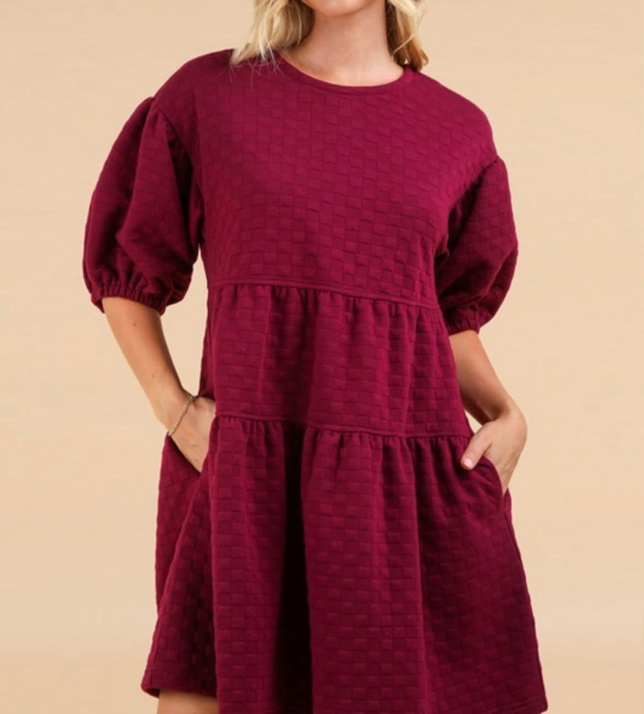 Quilted Baby Girl Dress