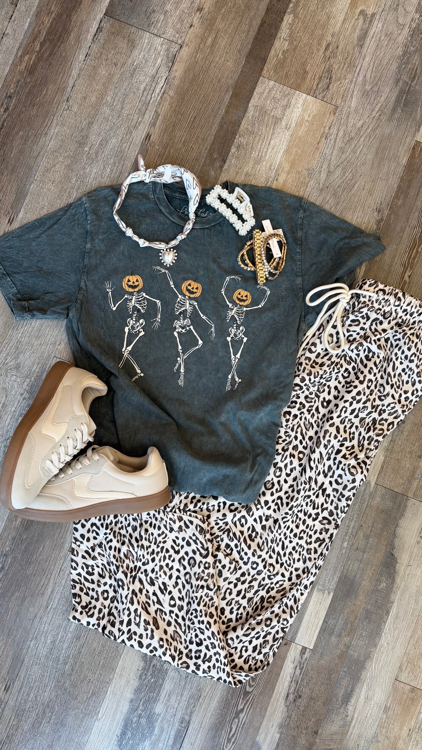 Acid Wash Halloween Tee