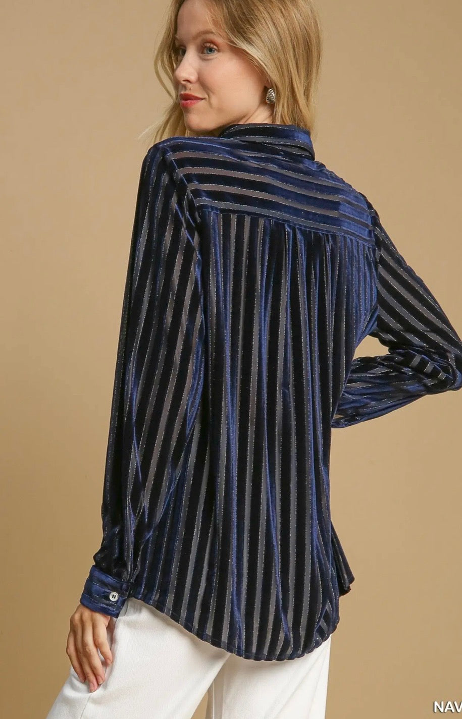 Velvet Shimmery Top