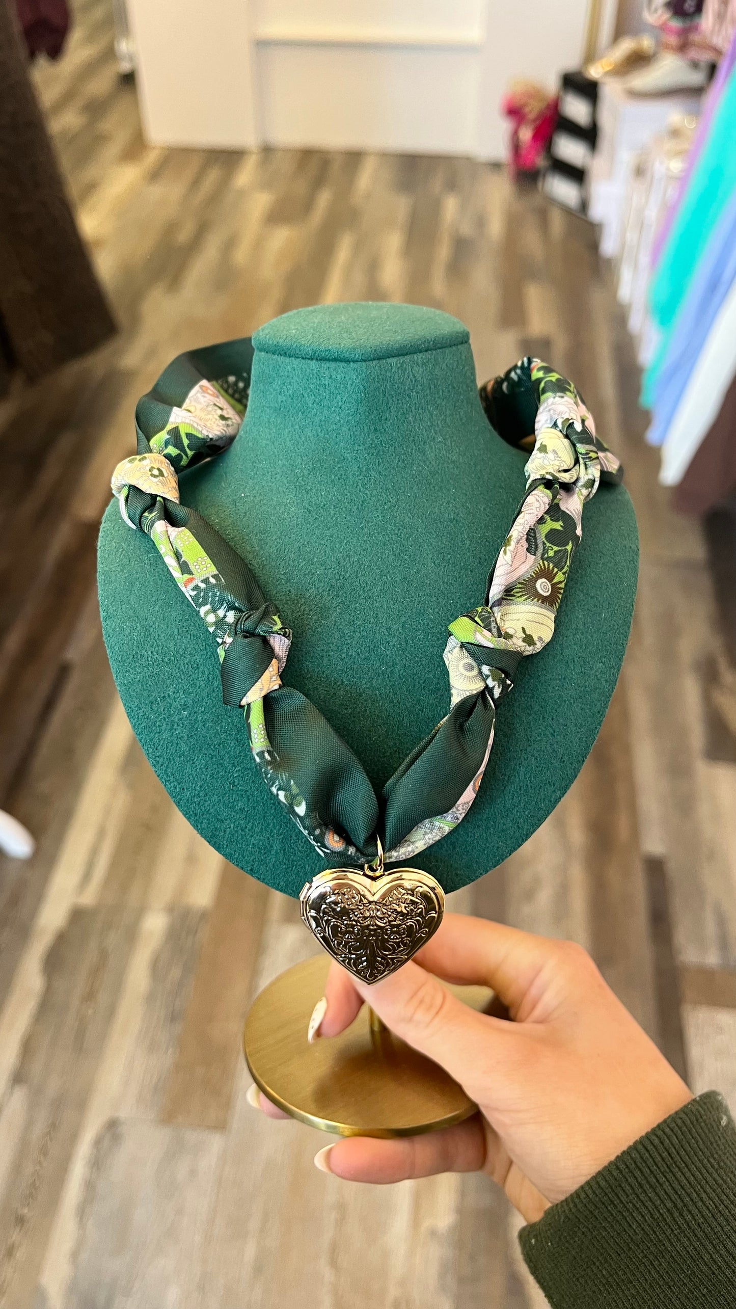 Floral Heart Necklace