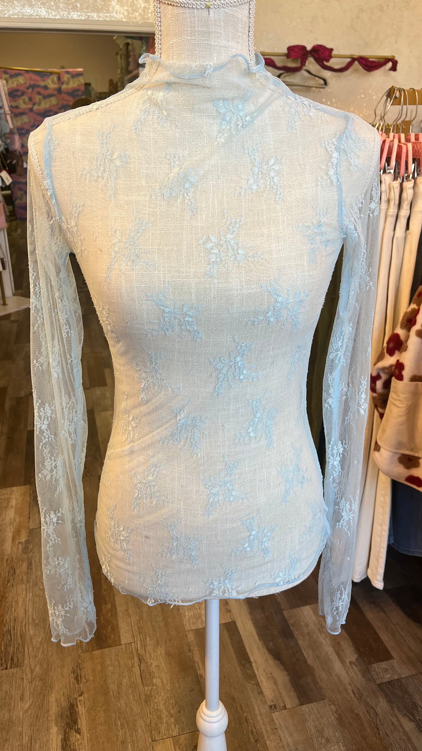 Lacey Sheer Tops