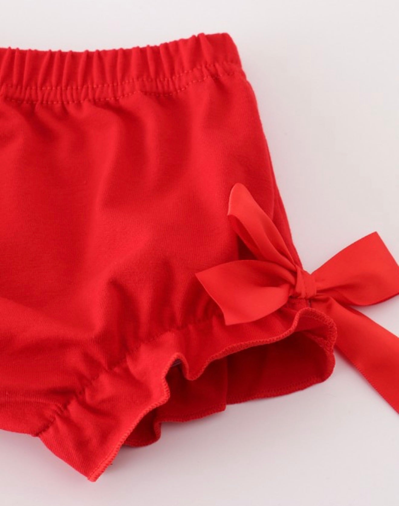 Pink & Red Bow Two Piece Outfit