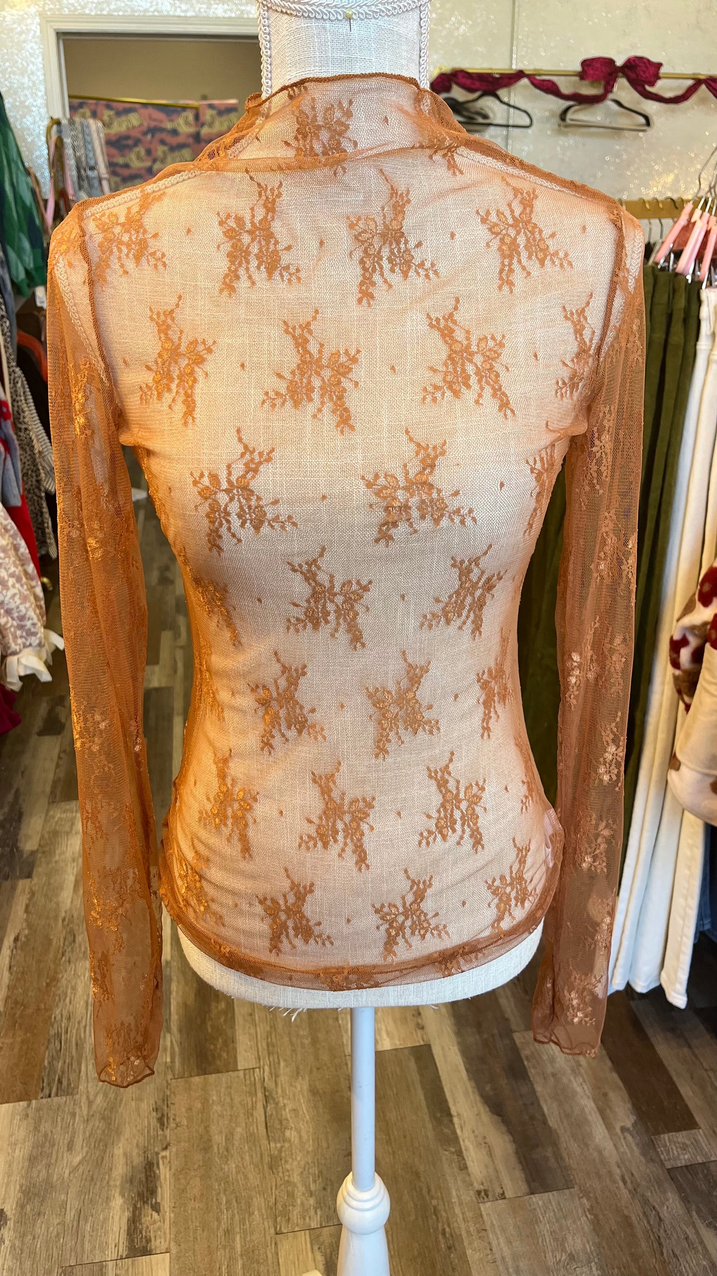 Lacey Sheer Tops